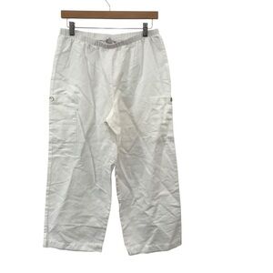 Hot Cotton Marc Ware Croo Linen Blend Pants Womens Size M Lagenlook Beachy Boho